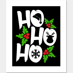 Ho, Ho, Ho Christmas Posters and Art